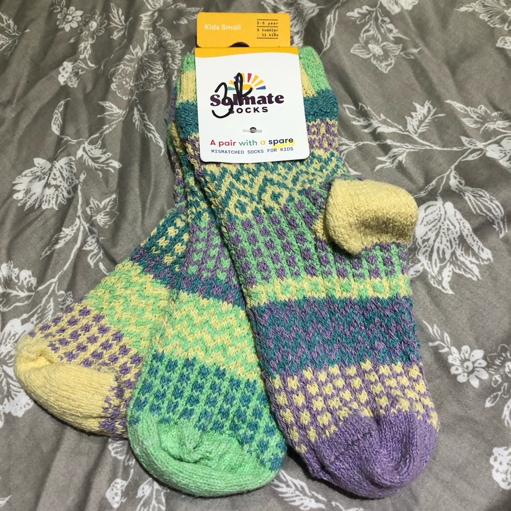 NWT Soulmate socks chickpea toddler 2-5yrs old